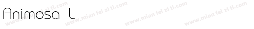 Animosa Light字体转换